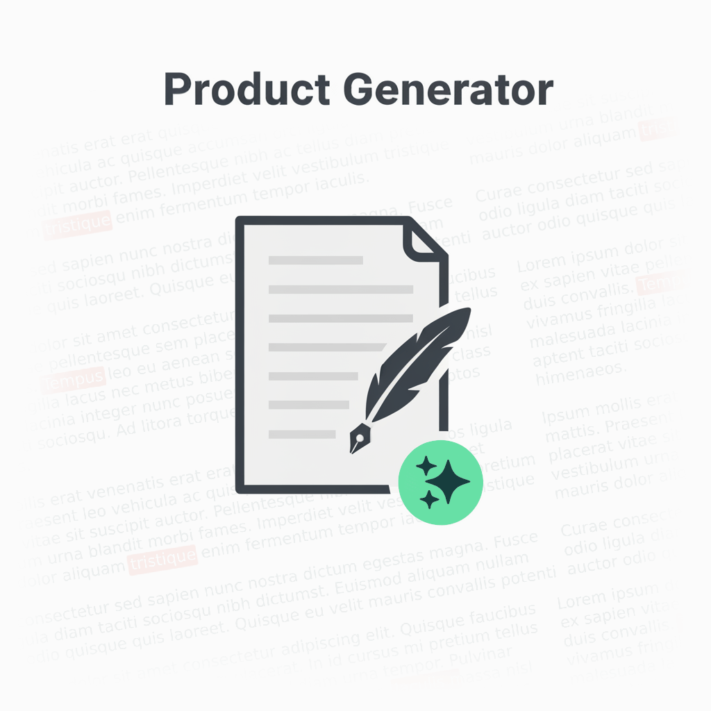 AI Product Generator preview
